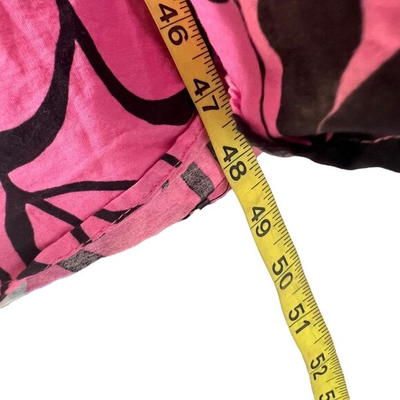 Zara Pink Black Floral Poplin Spaghetti Strap Midi Dress Small - Picture 8 of 9